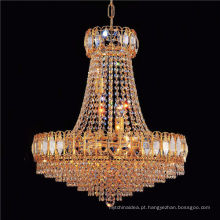 Lustre de latão lustre de bronze moderno pingente de ouro baccarat para a igreja 71032